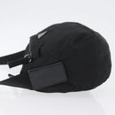 PRADA Shoulder Bag Nylon Black Silver Auth 165115-4
