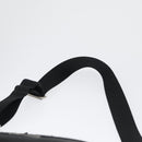 PRADA Schoudertas Nylon Zwart Zilver Auth 165115-8