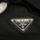 PRADA Purse Shoulder Bag Nylon Black Silver Auth 165116-17