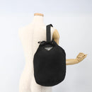 PRADA Purse Shoulder Bag Nylon Black Silver Auth 165116-21