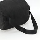 PRADA Purse Shoulder Bag Nylon Black Silver Auth 165116-7