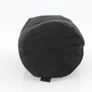 PRADA Purse Shoulder Bag Nylon Black Silver Auth 165116-5