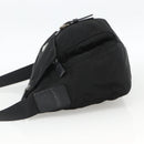 PRADA Shoulder Bag Nylon Black Silver Auth 165117-3