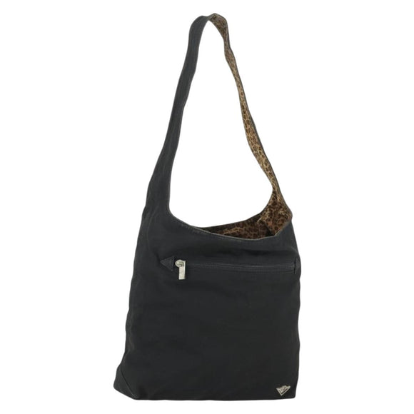 BOTTEGA VENETA Shoulder Bag Nylon Brown Auth 165120