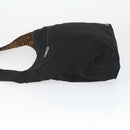 BOTTEGA VENETA Shoulder Bag Nylon Brown Auth 165120-4