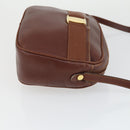 Salvatore Ferragamo Shoulder Bag Leather 3 Set Brown Black Auth 165121-11