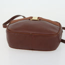 Salvatore Ferragamo Shoulder Bag Leather 3 Set Brown Black Auth 165121-14