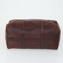 FENDI Pecan Canvas Zucca Canvas Hand Bag Leather 3 Set Brown Black Auth 165122-14