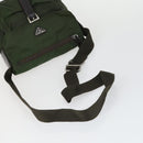 PRADA Shoulder Bag Nylon 3 Set Black Navy khaki Auth 165123-12