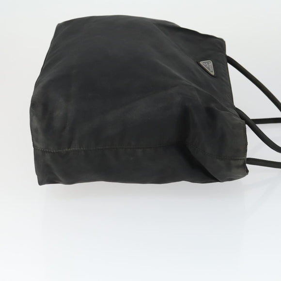 PRADA Shoulder Bag Nylon 3 Set Black Navy khaki Auth 165123