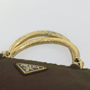 PRADA Shoulder Bag Nylon 3 Set Khaki Black Auth 165124-13