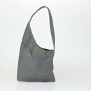 PRADA Shoulder Bag Nylon 3 Set Khaki Black Auth 165124-2