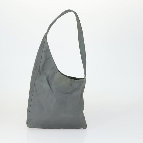 PRADA Shoulder Bag Nylon 3 Set Khaki Black Auth 165124