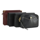 Christian Dior Valentino Dunhill Cartier Bag Leather 4 Set Bordeaux Auth 165125-1