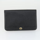 Christian Dior Valentino Dunhill Cartier Bag Leather 4 Set Bordeaux Auth 165125-14