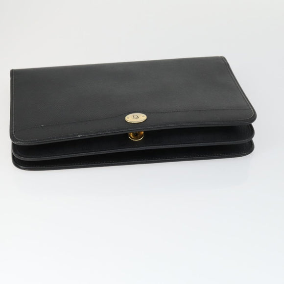 Christian Dior Valentino Dunhill Cartier Bag Leather 4 Set Bordeaux Auth 165125