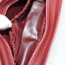 Christian Dior Valentino Dunhill Cartier Bag Leather 4 Set Bordeaux Auth 165125-7
