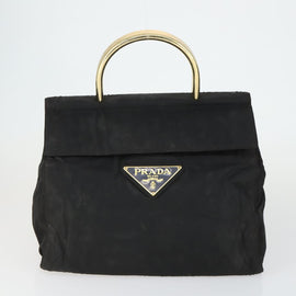 PRADA Shoulder Bag Nylon 3 Set Black Auth 165126 - 0