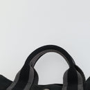 HERMES Fourre Tout Hand Bag Canvas 3 Set Gray Black Red Auth 165128-20