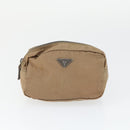 PRADA Sports Pouch Nylon 6 Set Brown Black Light blue Auth 165132-12