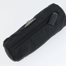 PRADA Sports Pouch Nylon 6 Set Brown Black Light blue Auth 165132-19