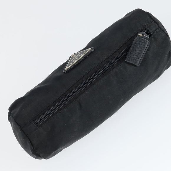 PRADA Sports Pouch Nylon 6 Set Brown Black Light blue Auth 165132