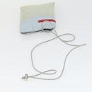 PRADA Sports Pouch Nylon 6 Set Brown Black Light blue Auth 165132-24