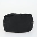 PRADA Sports Pouch Nylon 6 Set Brown Black Light blue Auth 165132-3