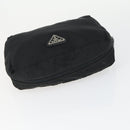 PRADA Sports Pouch Nylon 6 Set Brown Black Light blue Auth 165132-4