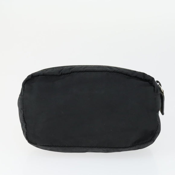 PRADA Sports Pouch Nylon 6 Set Brown Black Light blue Auth 165132