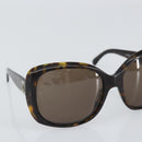 CHANEL Sunglasses plastic Black CC Auth 165138-6