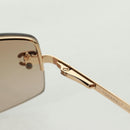 Christian Dior Sunglasses metal Brown Auth 165140V-15
