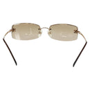 Christian Dior Sunglasses metal Brown Auth 165140V-3