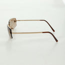 Christian Dior Sunglasses metal Brown Auth 165140V-4