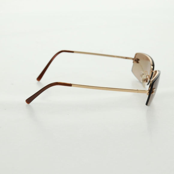 Christian Dior Sunglasses metal Brown Auth 165140V