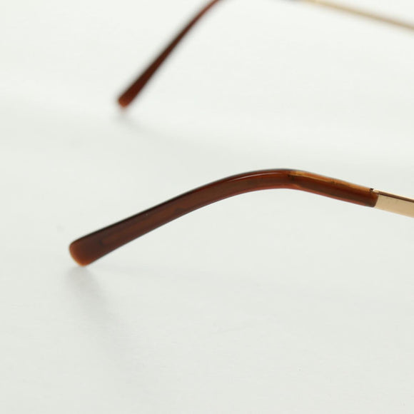 Christian Dior Sunglasses metal Brown Auth 165140V