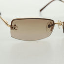 Christian Dior Sunglasses metal Brown Auth 165140V-8