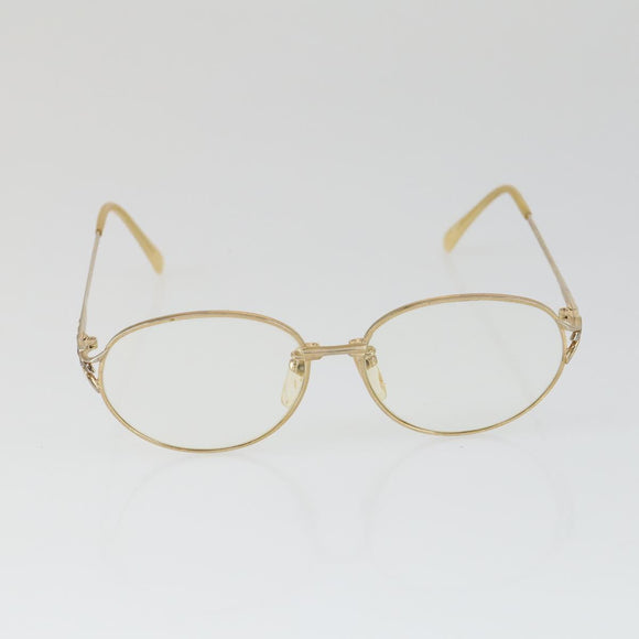 Christian Dior Celine Balenciaga Glasses metal 4 Set Brown Gold Auth 165141