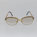 Christian Dior Celine Balenciaga Glasses metal 4 Set Brown Gold Auth 165141-2