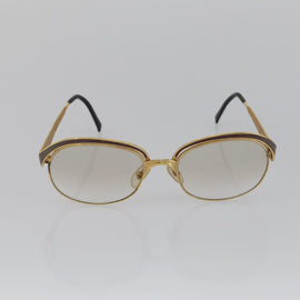 Christian Dior Celine Balenciaga Glasses metal 4 Set Brown Gold Auth 165141 - 0