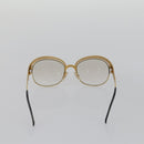 Christian Dior Celine Balenciaga Glasses metal 4 Set Brown Gold Auth 165141-3
