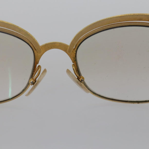 Christian Dior Celine Balenciaga Glasses metal 4 Set Brown Gold Auth 165141