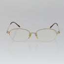Christian Dior Celine Balenciaga Glasses metal 4 Set Brown Gold Auth 165141-6