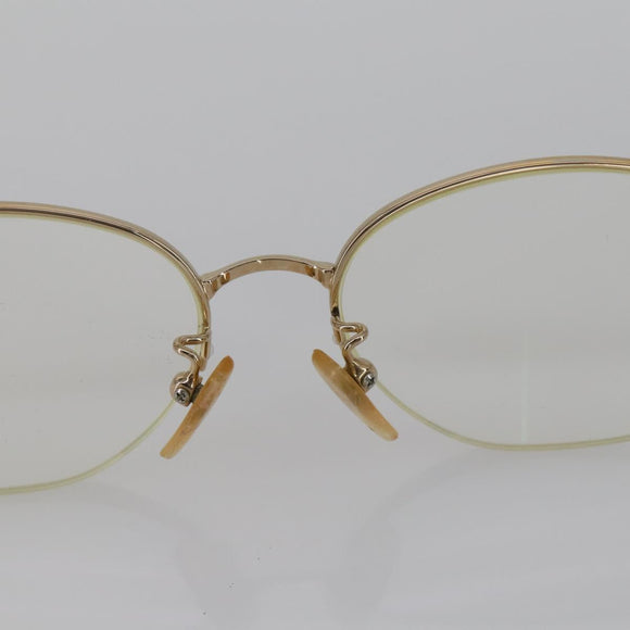 Christian Dior Celine Balenciaga Glasses metal 4 Set Brown Gold Auth 165141