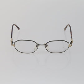 SAINT LAURENT Glasses plastic 4 Set Black Gold Auth 165142 - 0