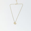 Christian Dior Necklace metal 7 Set Gold Auth 165144-2