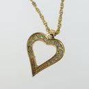 Christian Dior Necklace metal 7 Set Gold Auth 165144-7