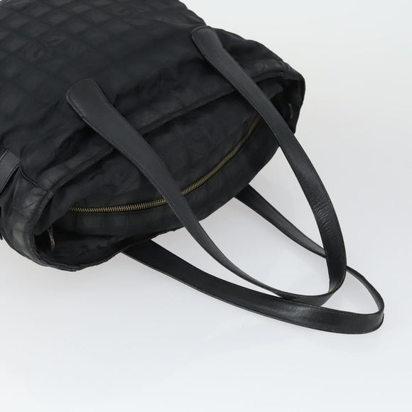 BVLGARI BALLY CHANEL SAINT LAURENT Bag Nylon Leather 4 Set Black Auth 165147