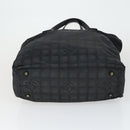 BVLGARI BALLY CHANEL SAINT LAURENT Bag Nylon Leather 4 Set Black Auth 165147-12