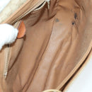 CELINE MCM Loewe Vicetos Logogram Shoulder Bag PVC 4 Set Beige Black Auth 165148-19